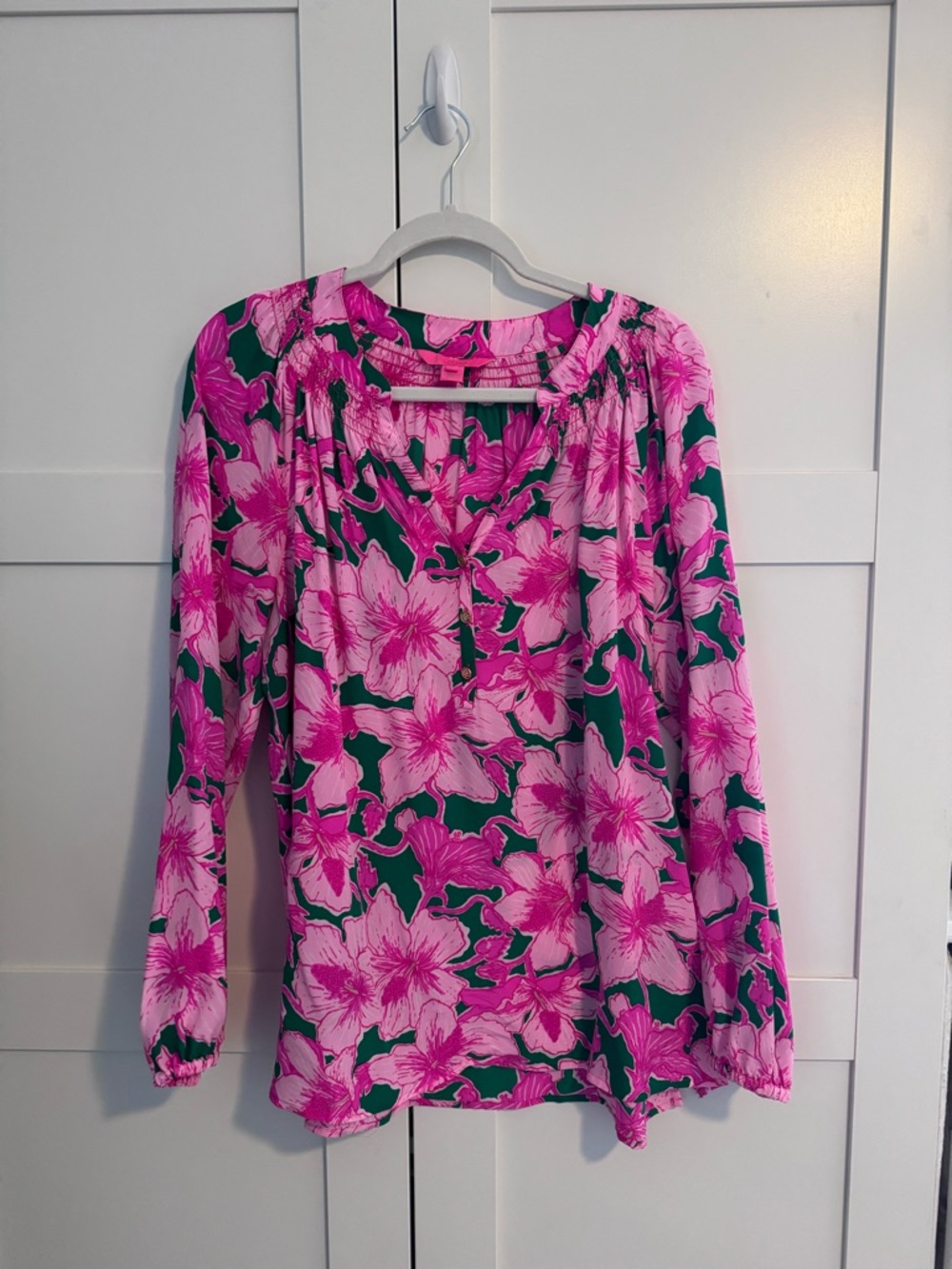 Lilly Pulitzer Elsa silk blouse